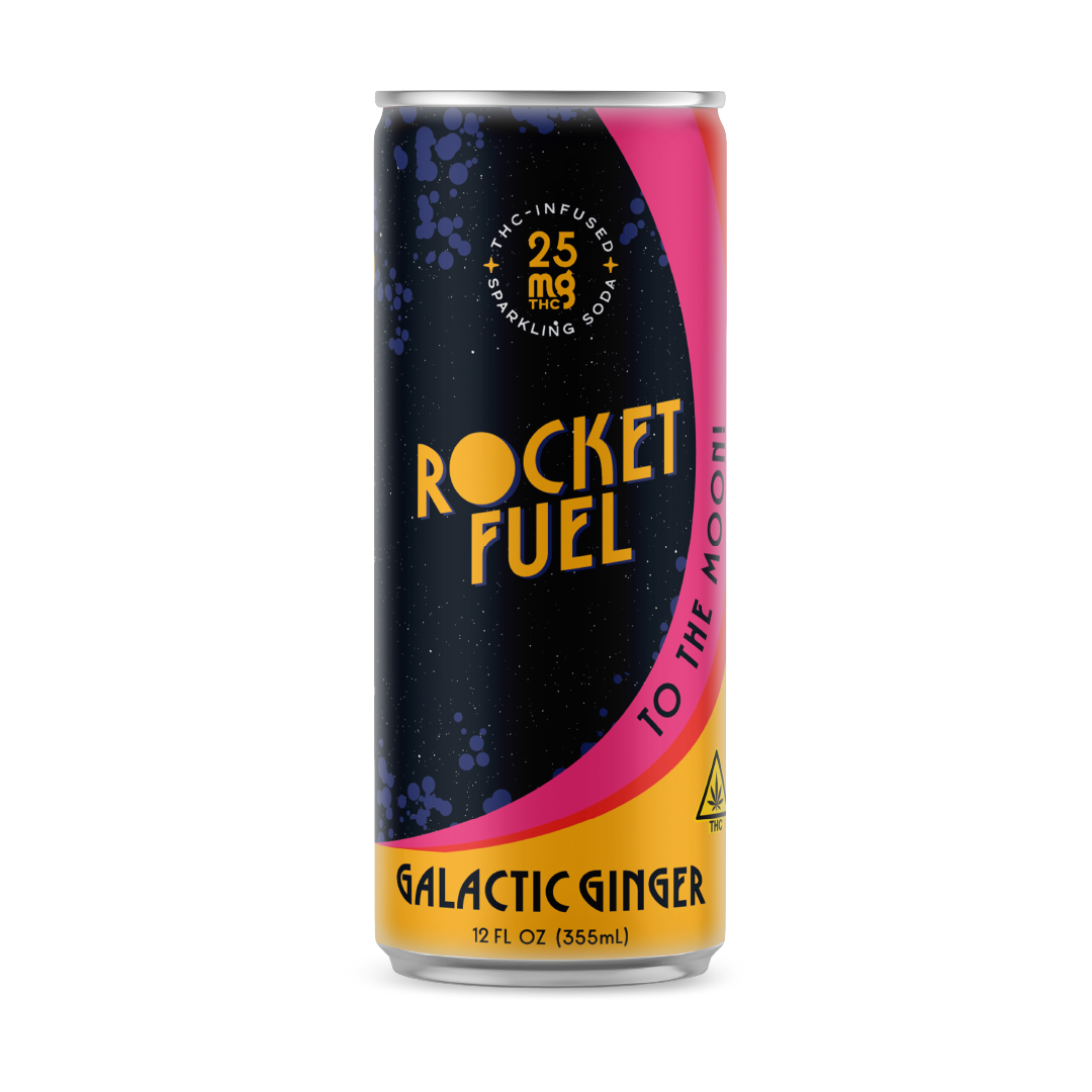 Rocket Fuel - Galactic Ginger (25mg THC) 4 Pack