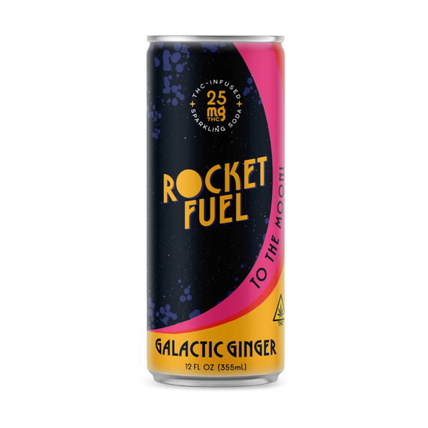 Rocket Fuel - Galactic Ginger (25mg THC) 4 Pack – Drink Plift Rocket Fuel - Galactic Ginger (25mg THC) 4 Pack – Drink Plift