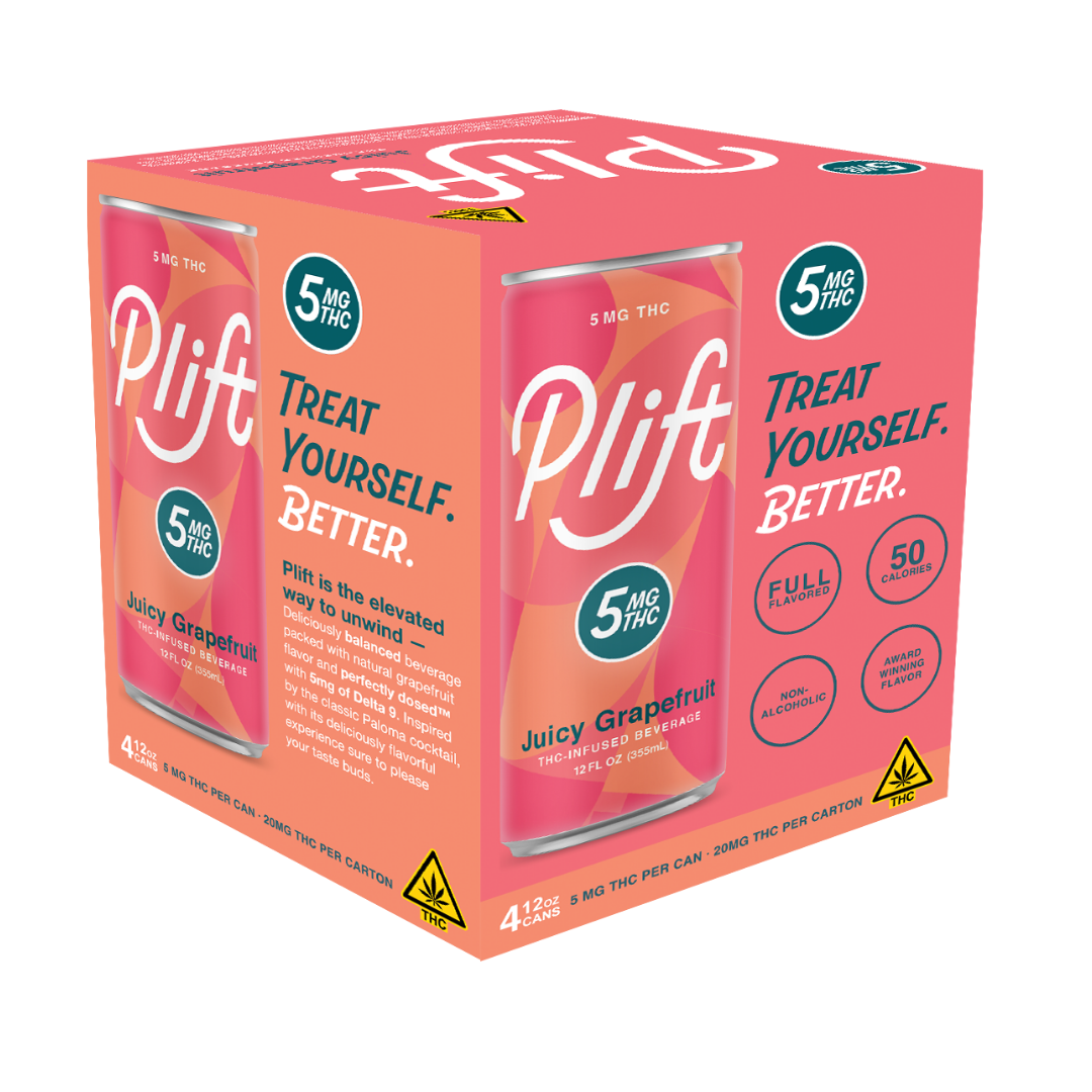 Plift (5mg THC) - Juicy Grapefruit 8pk
