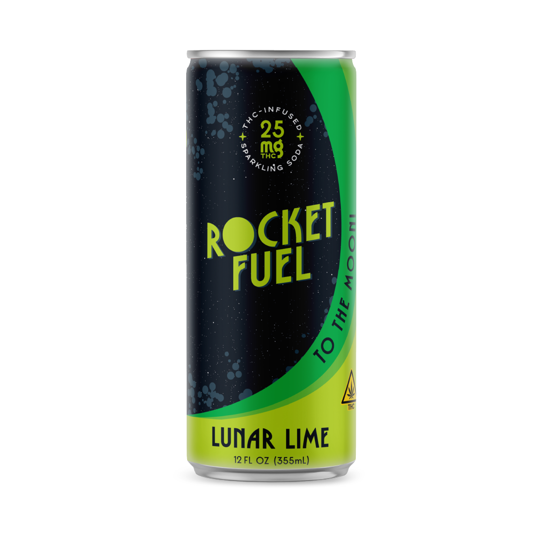 Rocket Fuel - Lunar Lime (25mg THC) 4 Pack